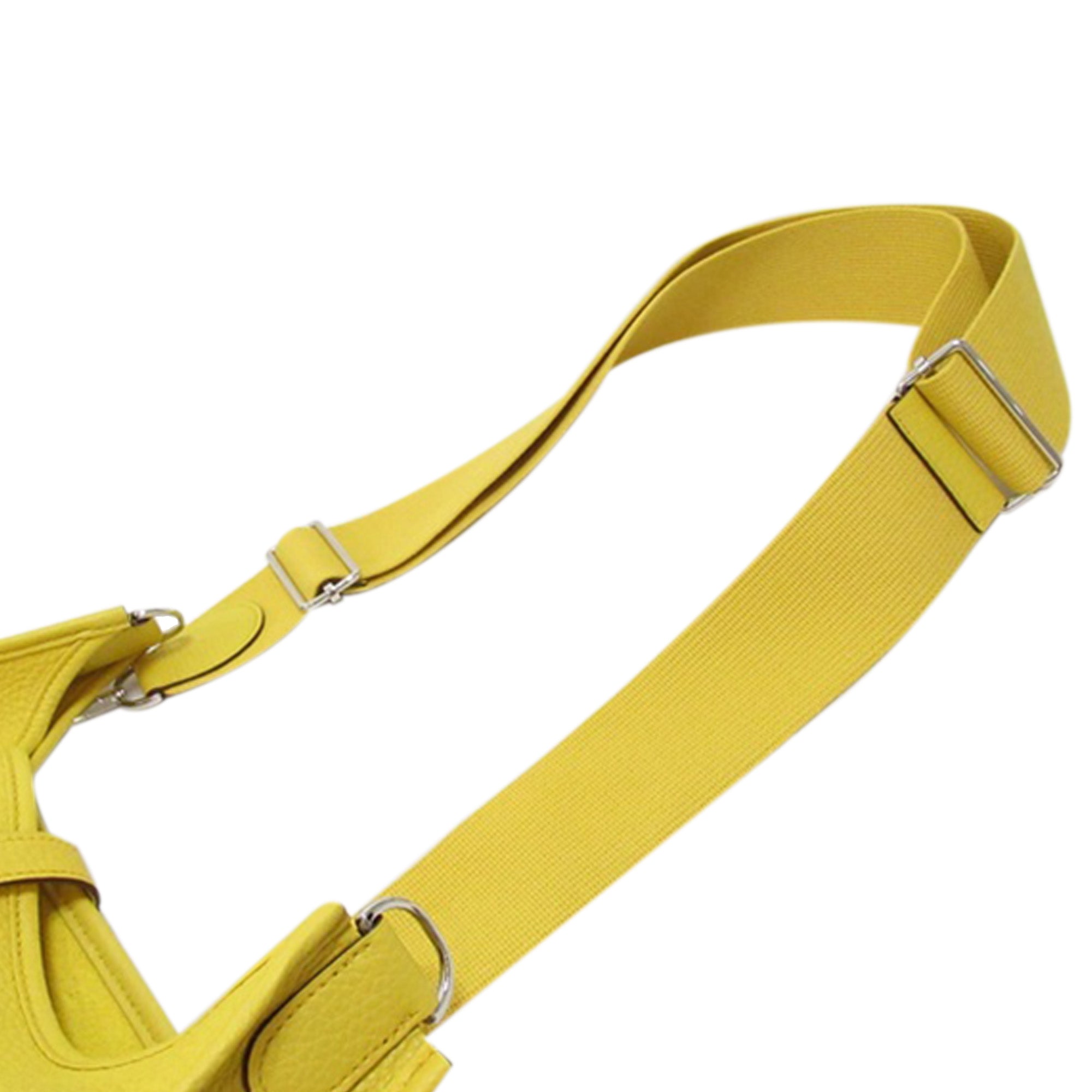 Hermes | Pre-Owned Clemence Evelyne III PM | Yellow/Mustard