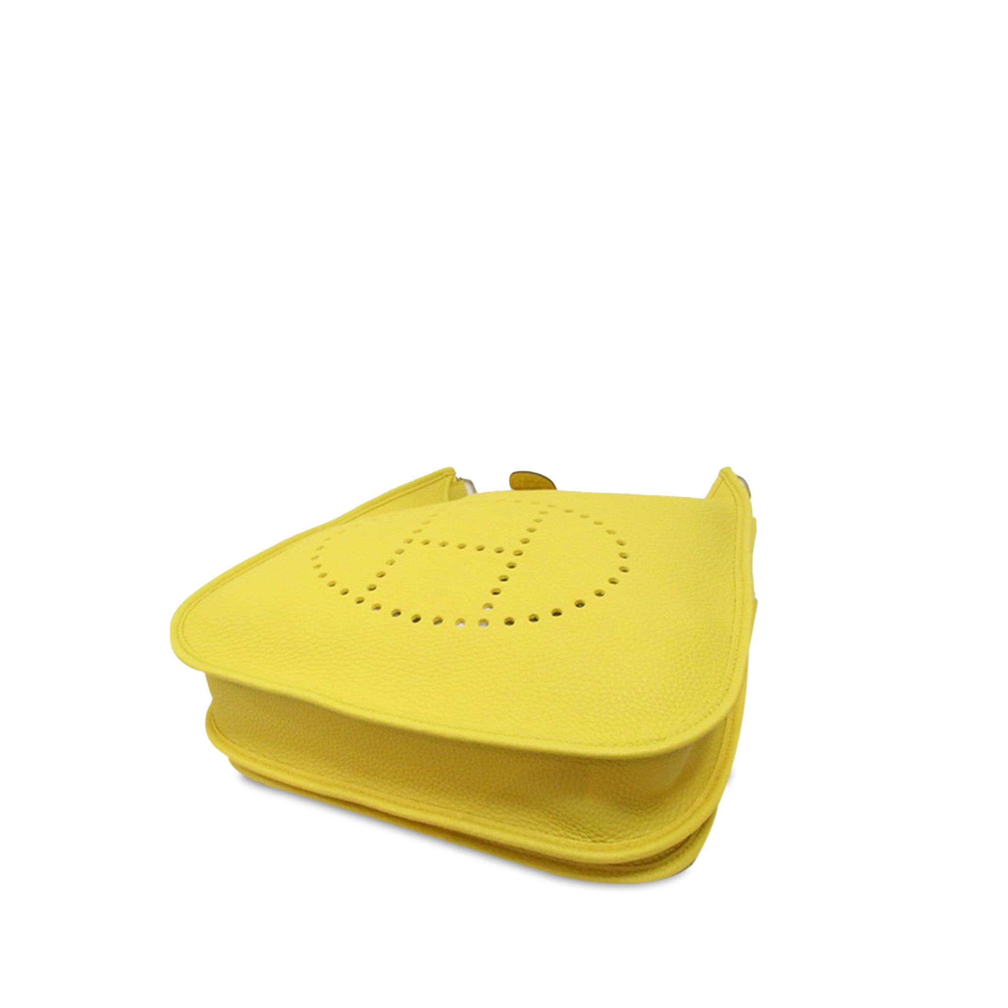 Hermes | Pre-Owned Clemence Evelyne III PM | Yellow/Mustard