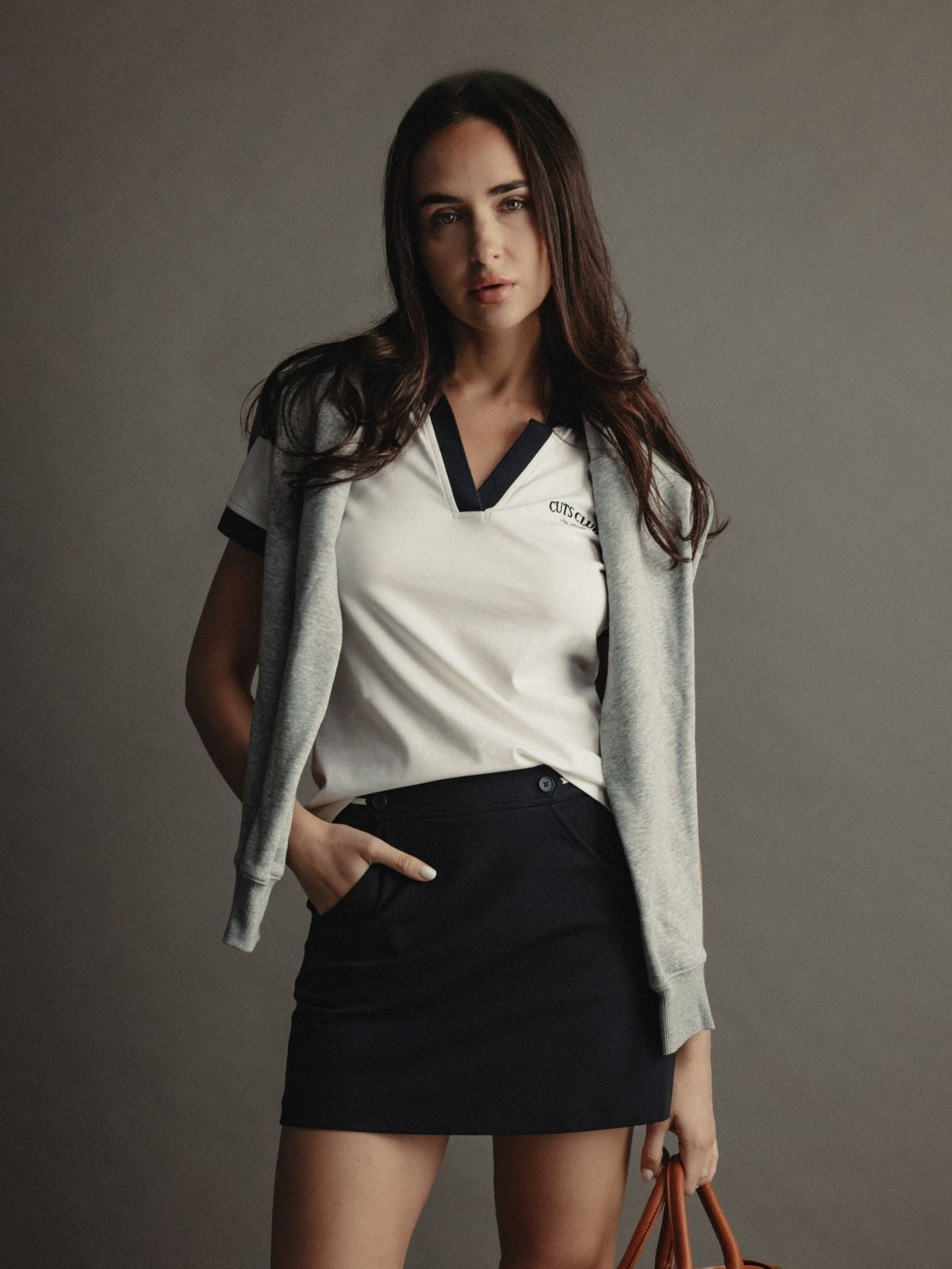 Womens | Club Slim-Fit Skirt | Marine Navy