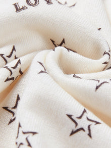 Wool Jacquard Sweater | Beige