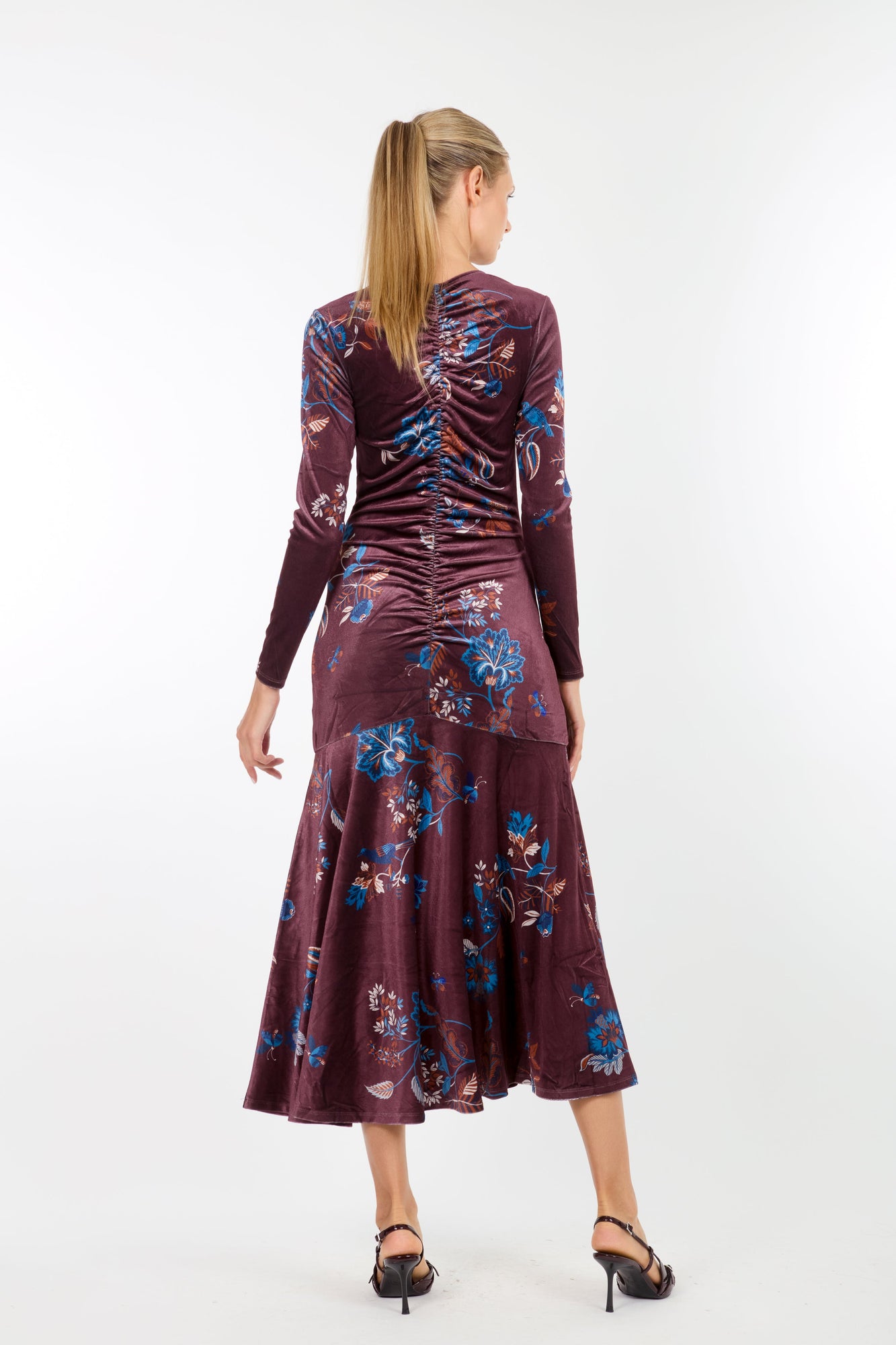 Dusk Dress | Burgundy Floral