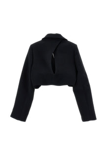Girls | Spencer With Cut Out | Black