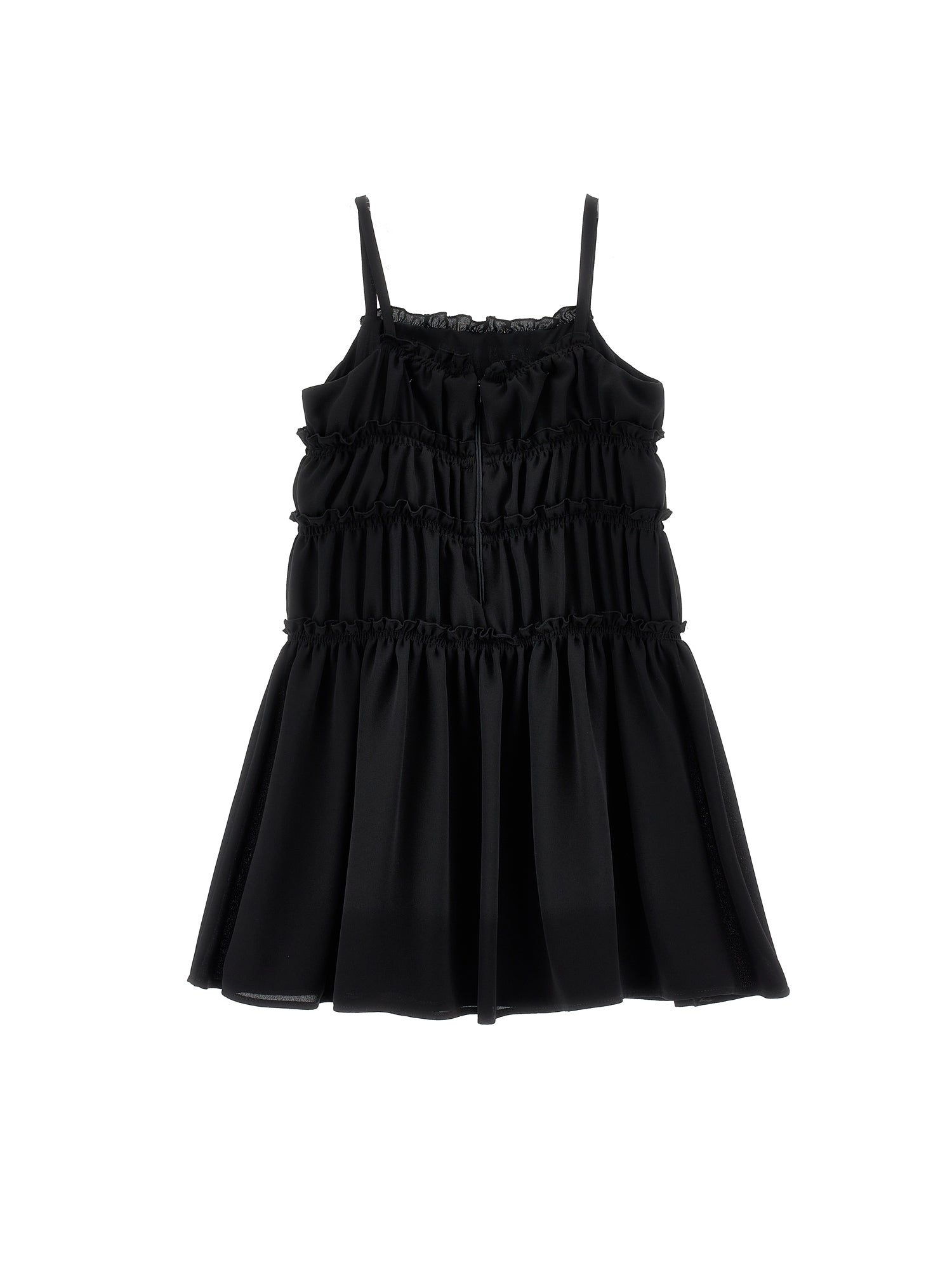 Girls | Georgette Party Night Dress | Black