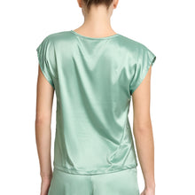 Satin Sleep Cap Sleeve Tee | Green Tea