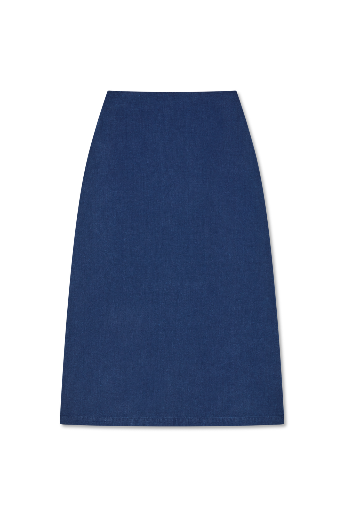 Philippine Maxi Linen Skirt | Navy