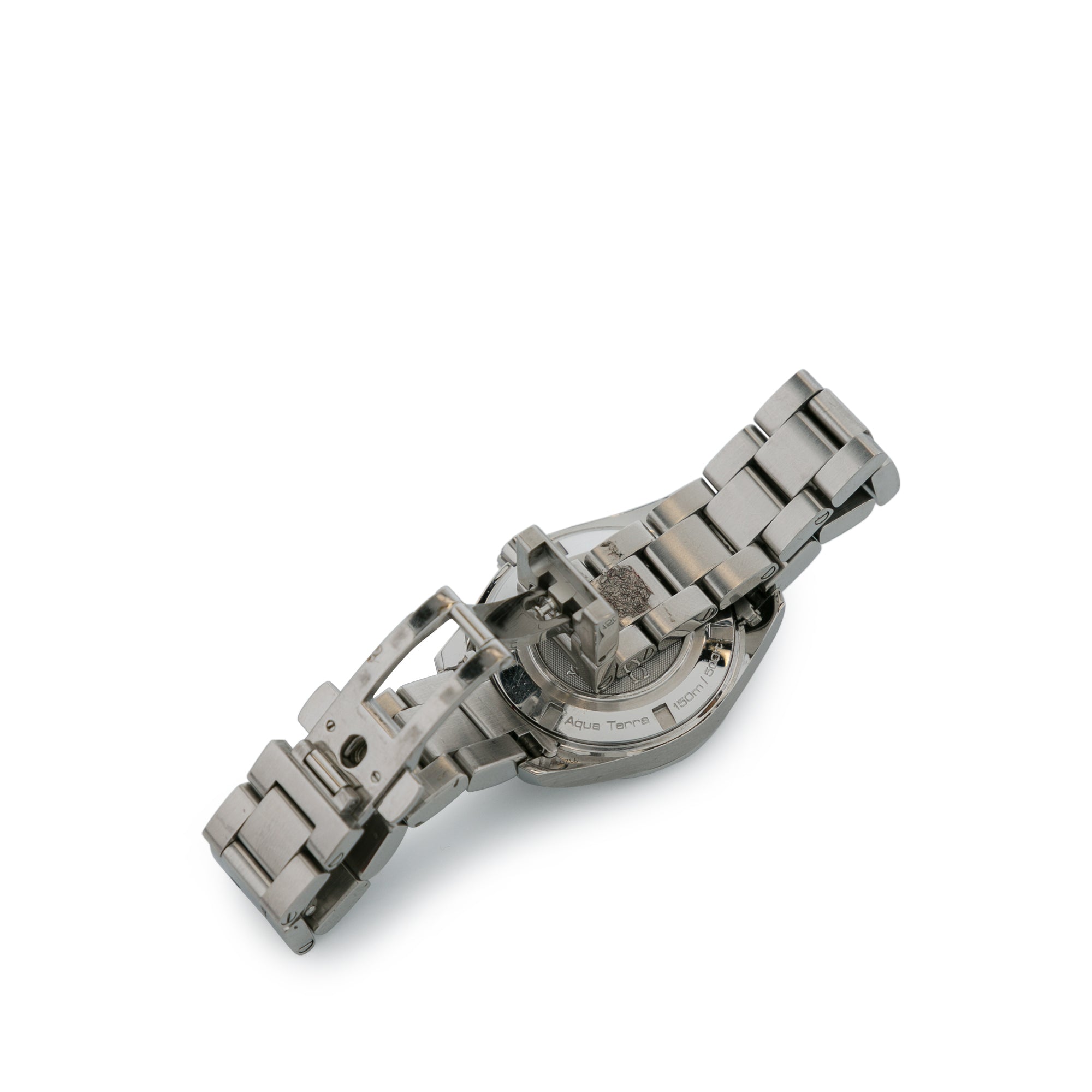 Omega | Pre-Owned Seamaster Aqua Terra 150M Quartz 30MM Watch | Silver/Black