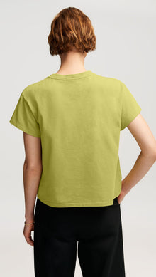 Shrunken Tee in Cotton Jersey | Avocado