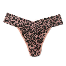 Signature Lace Original Rise Thong | Walk On The Wild Side (Beige)