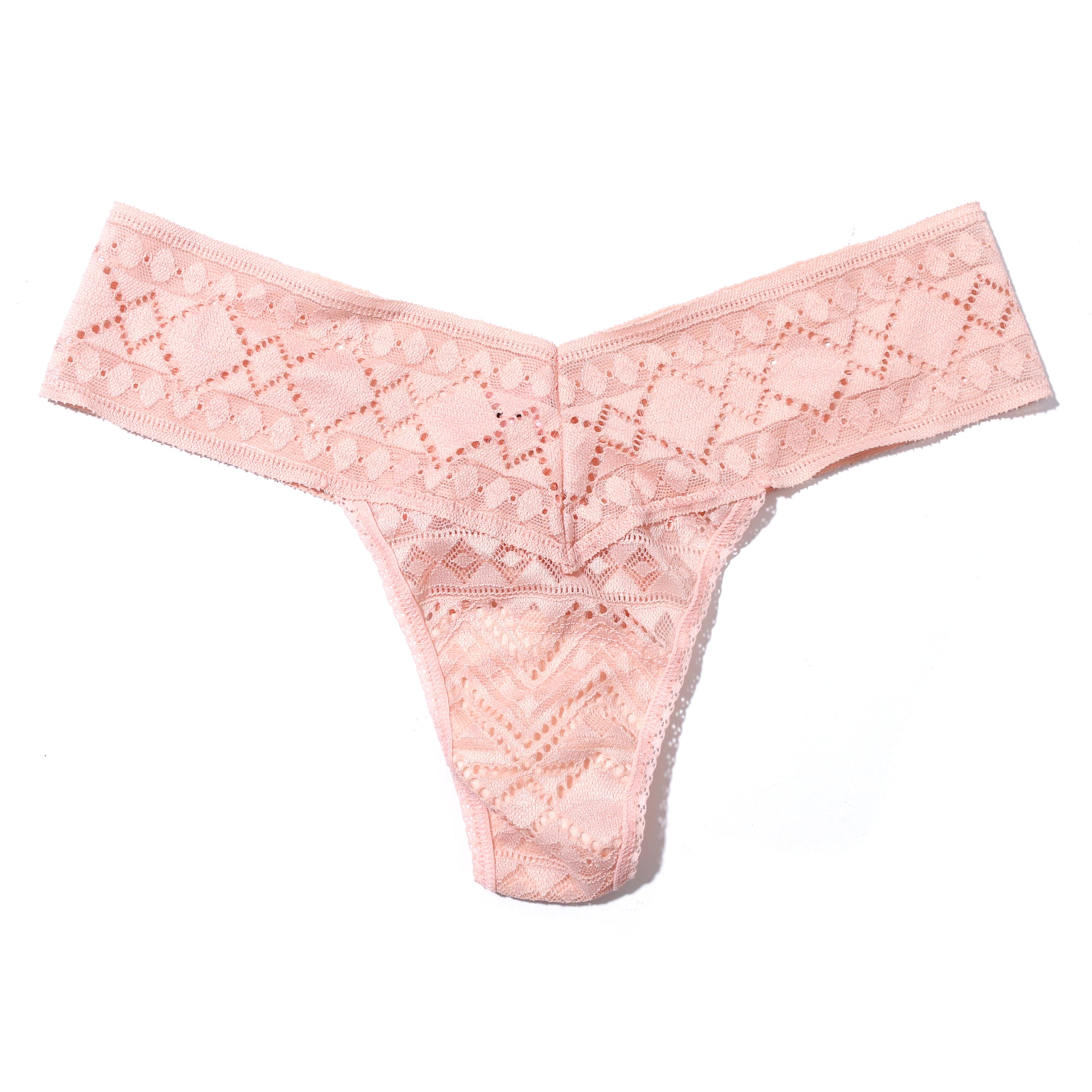 Petite Gem Lace Low Rise Thong | Sweet Chamomile