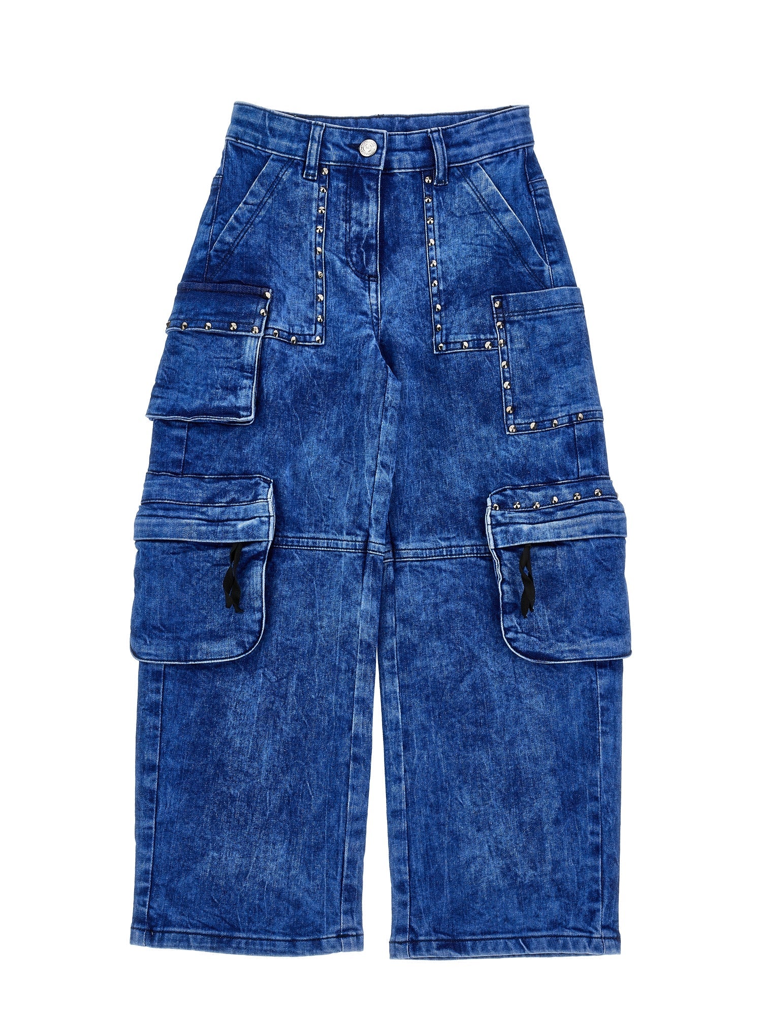 Girls | Indigo Cargo Jeans | Indigo Denim