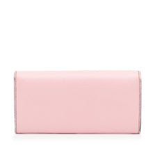 Fendi Pre-Owned Vitello Elite Century Hypnoteyes Continental Wallet | Women | Pink