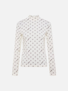 Wool Jacquard Sweater | Beige