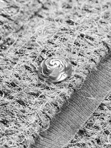 Parisian-style Boucle Jacket | Grey