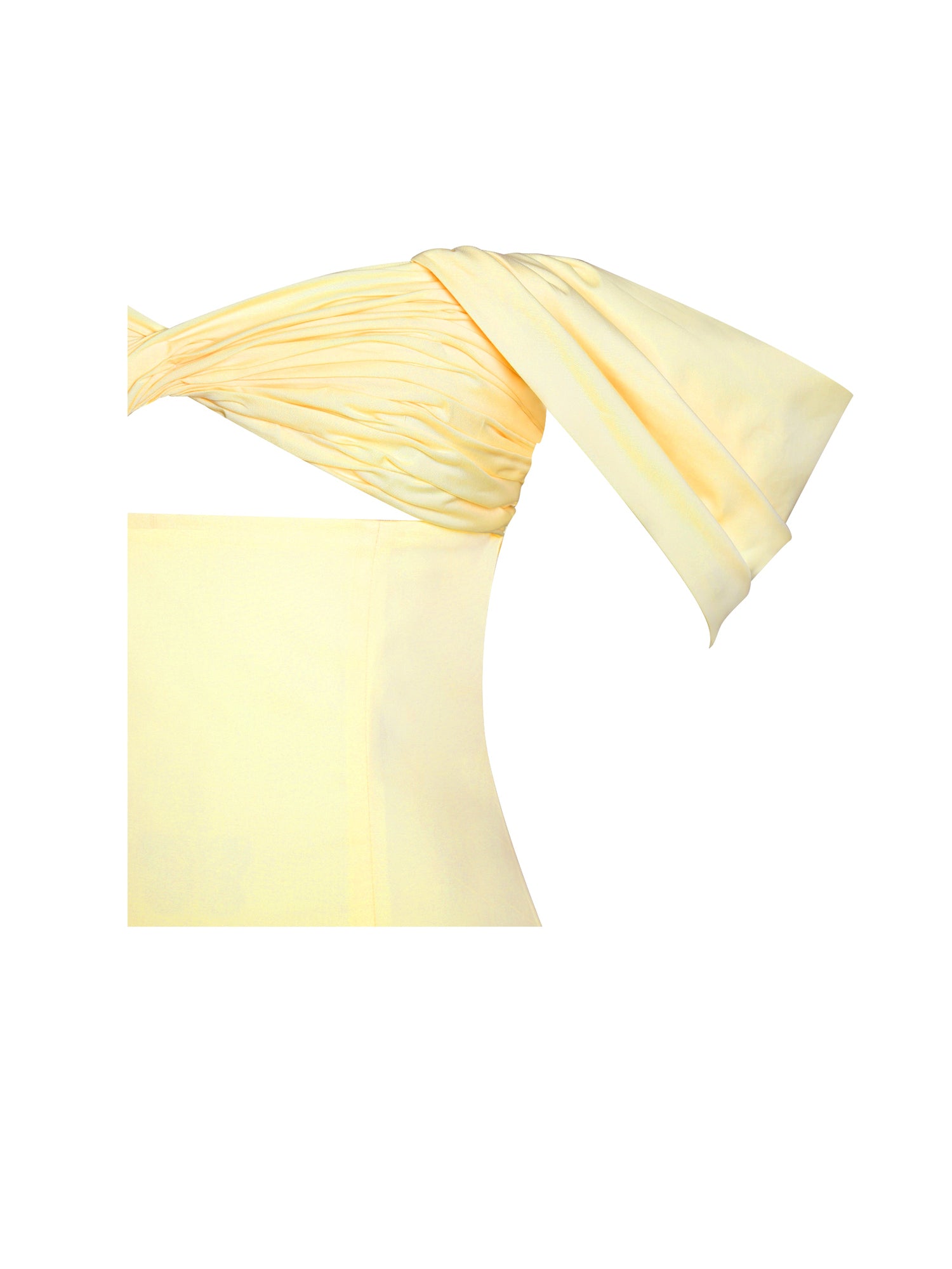 Umika Bubble Hem Mini Dress | Butter Yellow