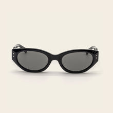Unisex | Michele Petite Cat-Eye Italian Acetate Sunglasses | Black