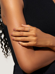 Celine Eternity Ring | Sterling Silver | Cubic Zirconia