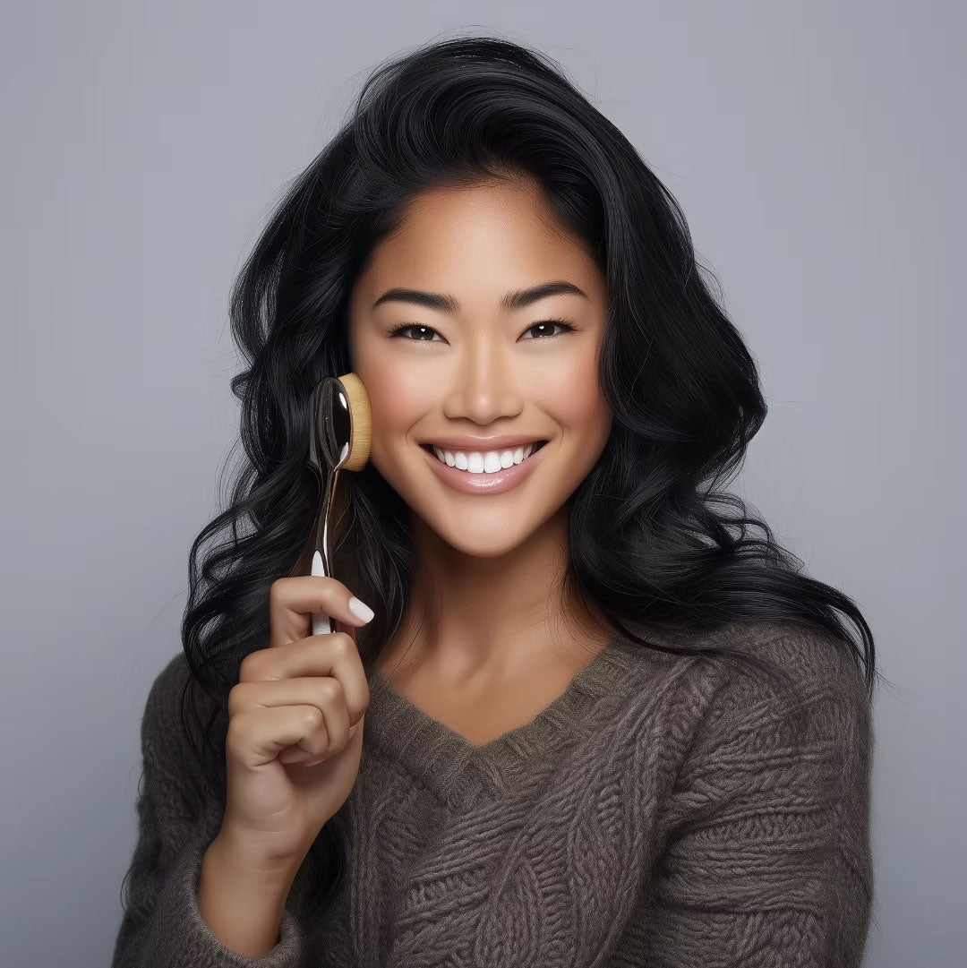 Elite Brush Oval 7 | Black Finish