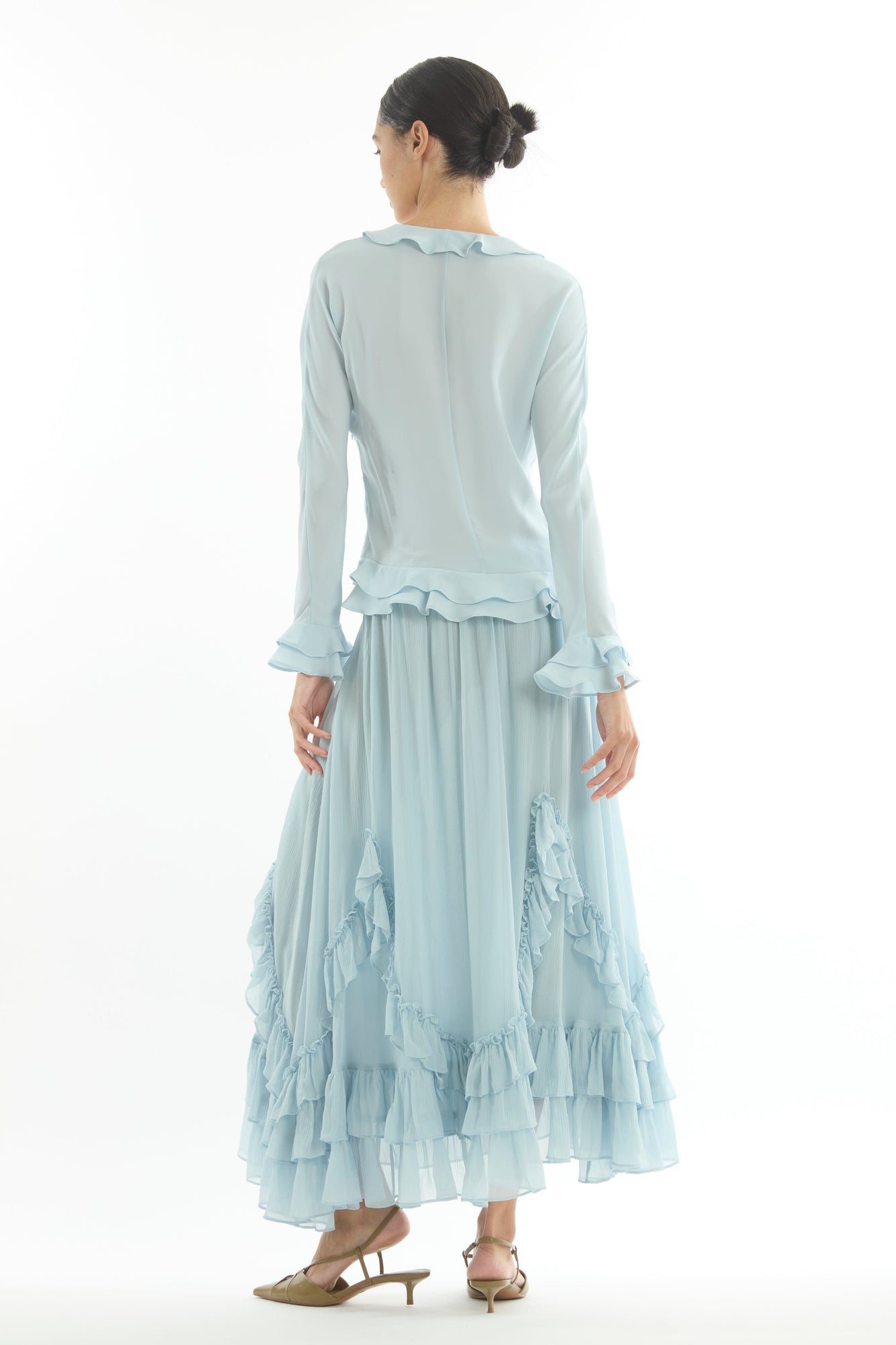 Elma Skirt | Powder Blue