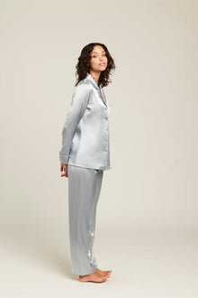 GINIA Silk Pajama - Pearl Blue