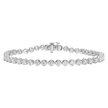4.40 CT Round Lab-Grown Diamond | Tennis Bracelet | 14K White Gold | G Color | VS Clarity