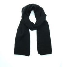 Cashmere Stitched Scarf | Black