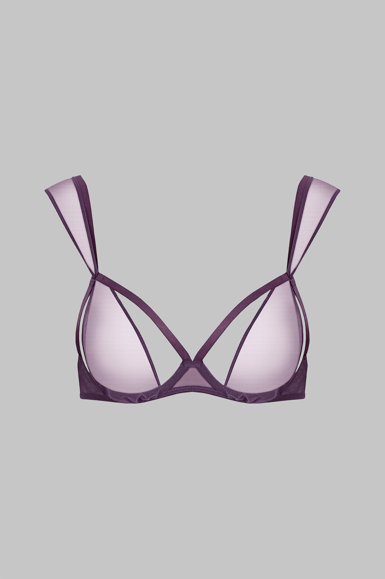 Cupless bra - L'Amoureuse | Purple