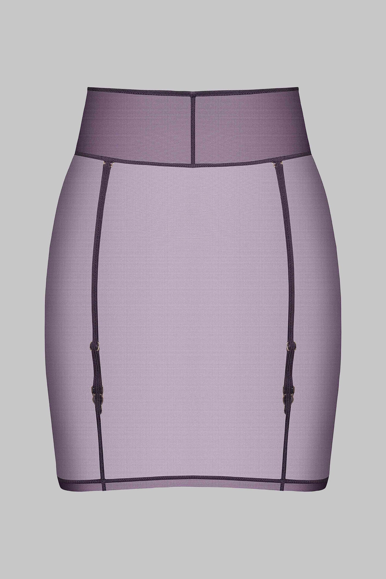 Skirt with Suspenders - L'Amoureuse | Purple