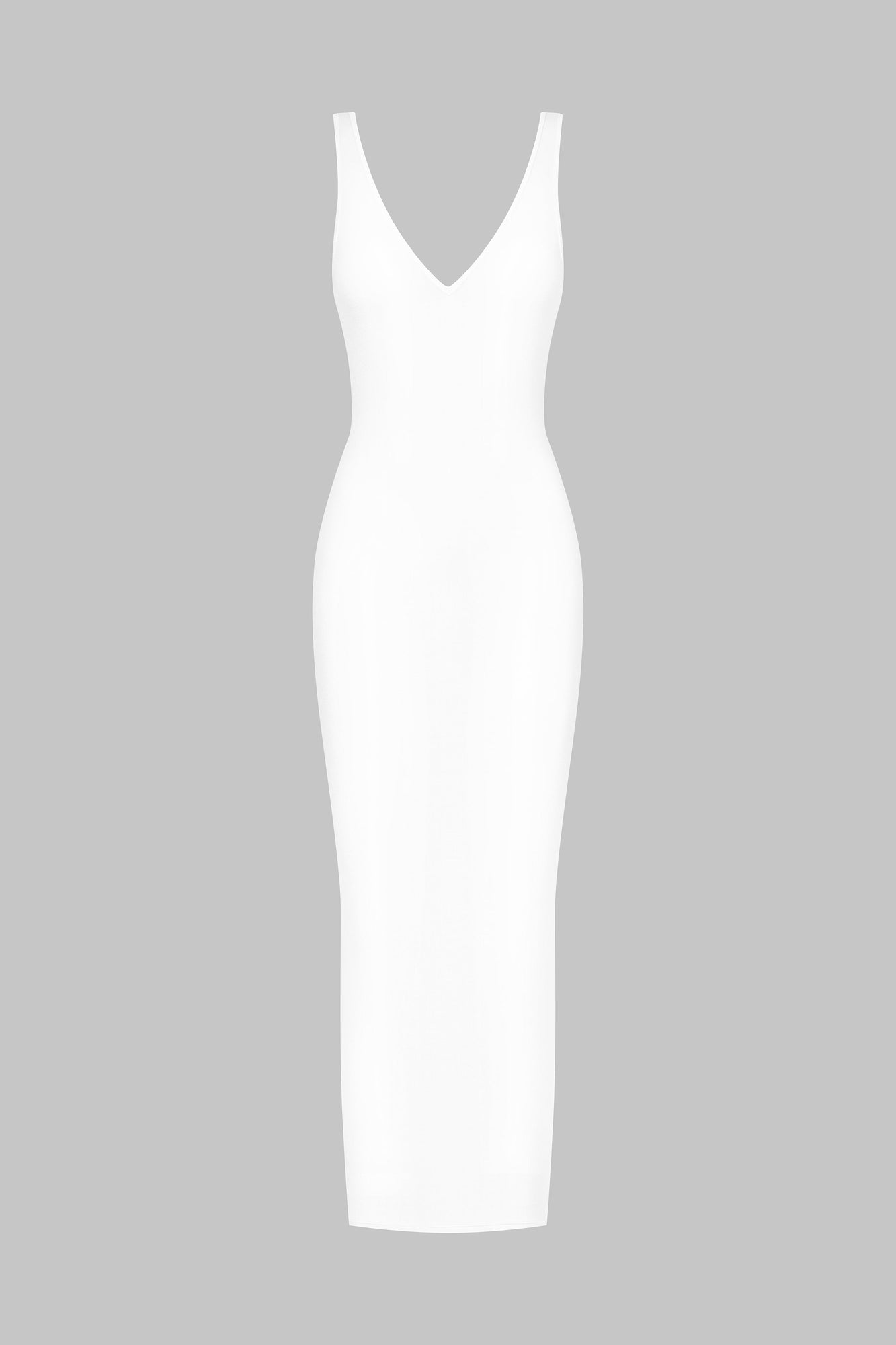 Naked Back Dress - La Femme Amazone | White