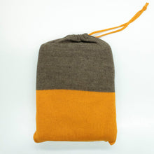 Color Block Travel Set | Brown/Orange