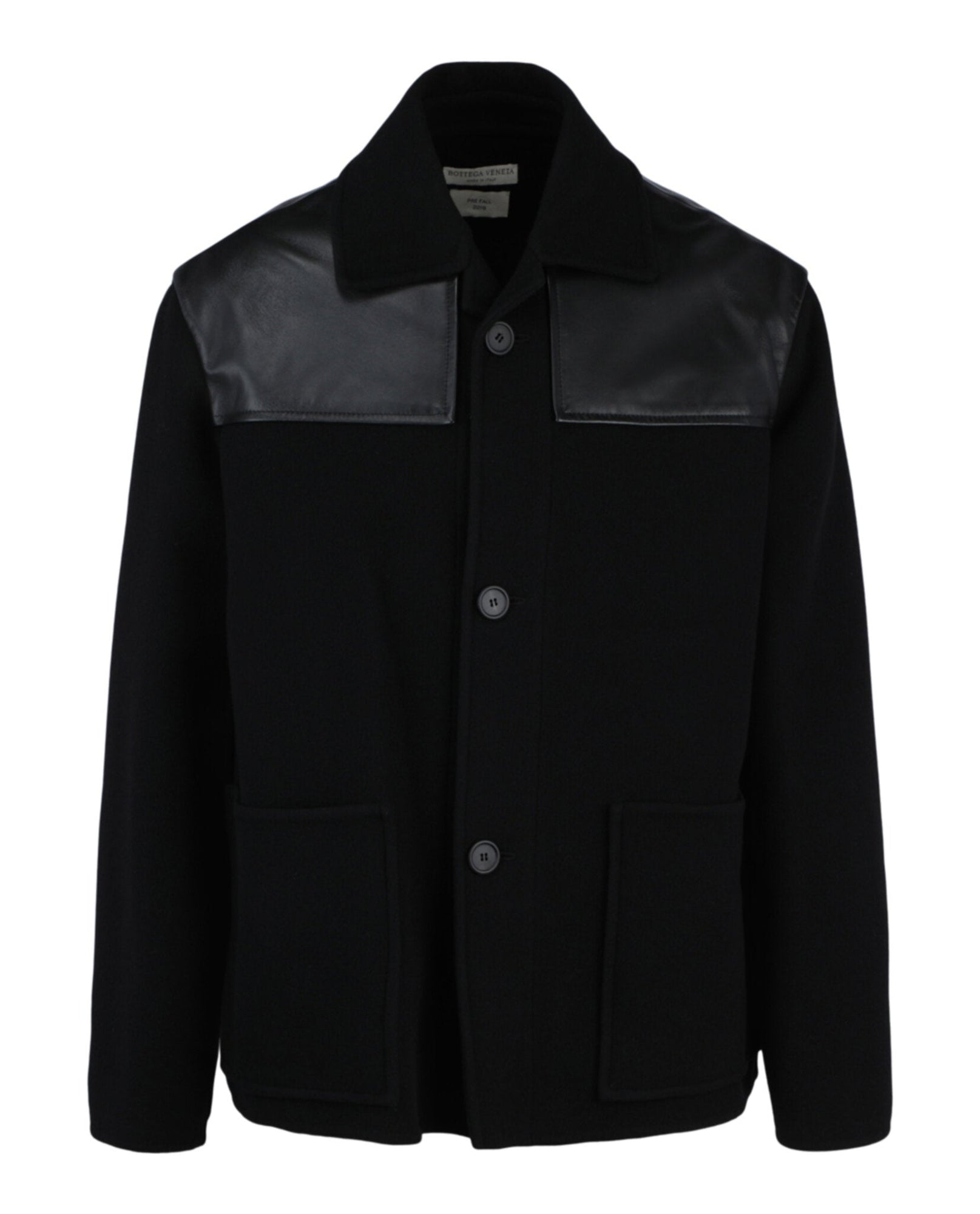 Bottega Veneta | Wool Leather Trimmed Jacket