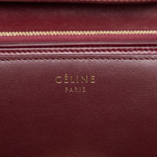 Céline Pre-Owned Medium Calfskin Classic Box | Women | Red x Burgundy