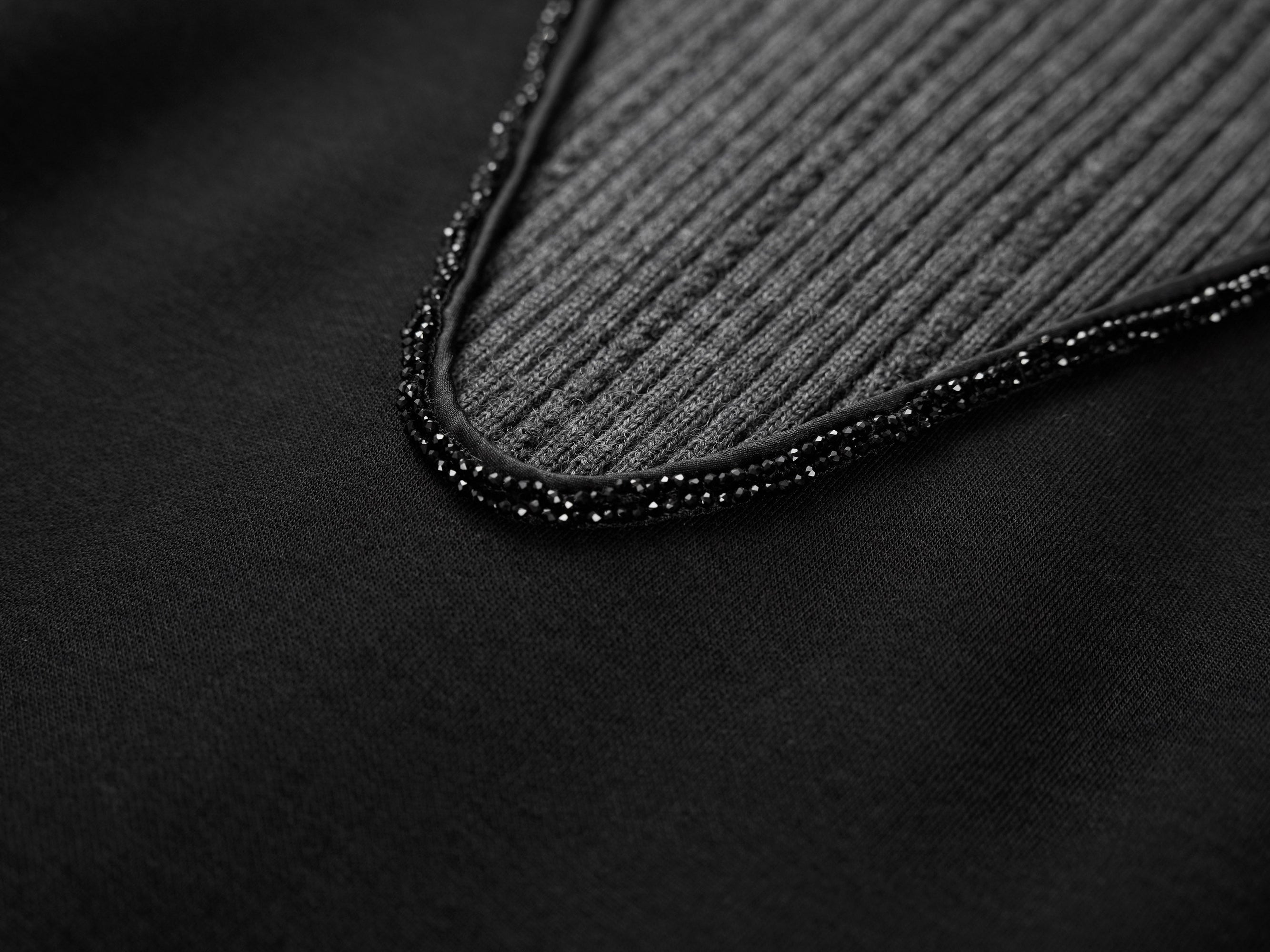 Winter Waist-Defined Dress | Black