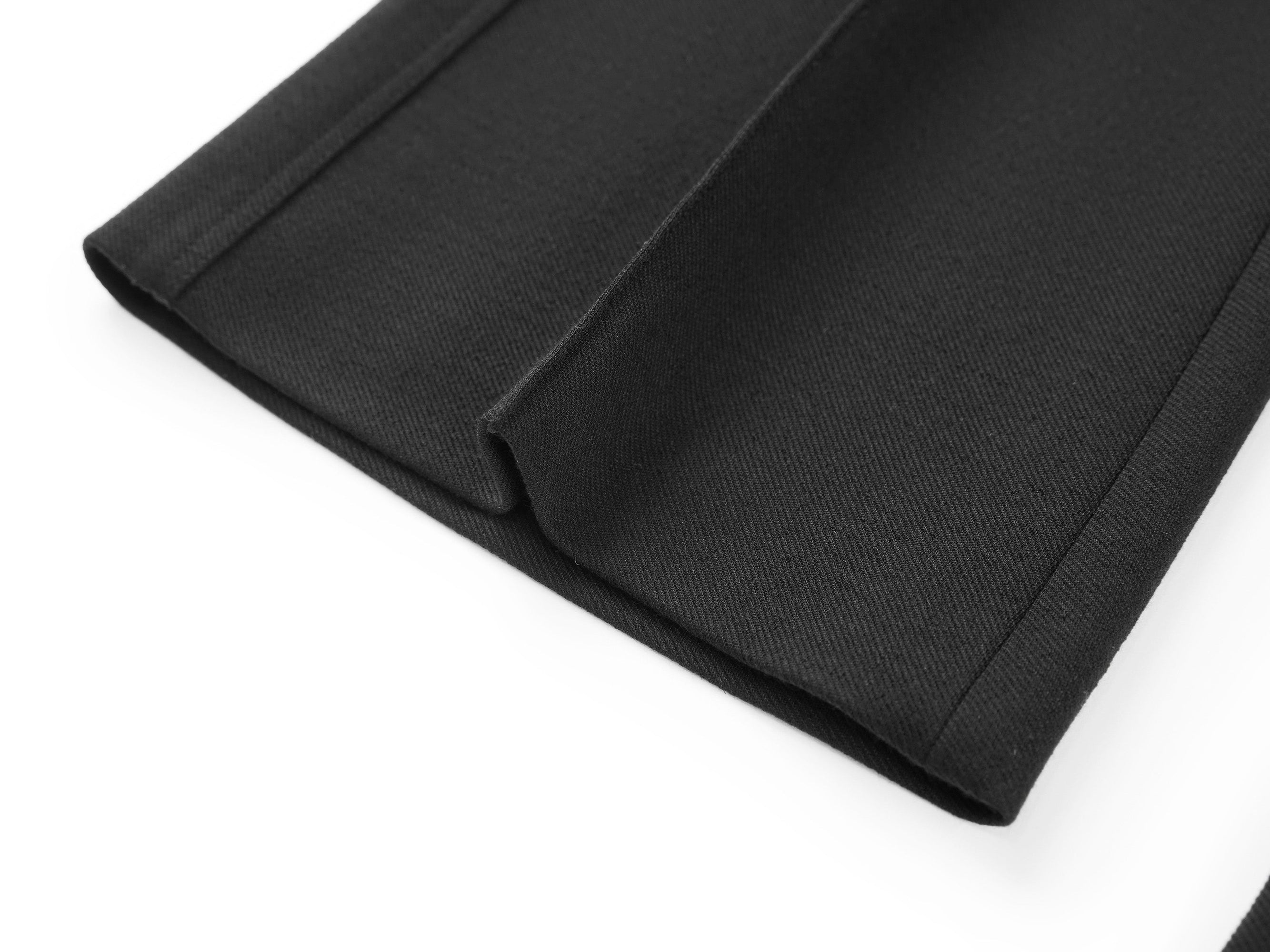 High-Waist Flared Leg Trouser | Black