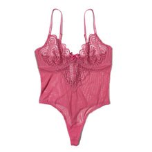 Strappy Lace Underwire Teddy | Rosehip (Pink)