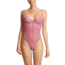 Strappy Lace Underwire Teddy | Rosehip (Pink)