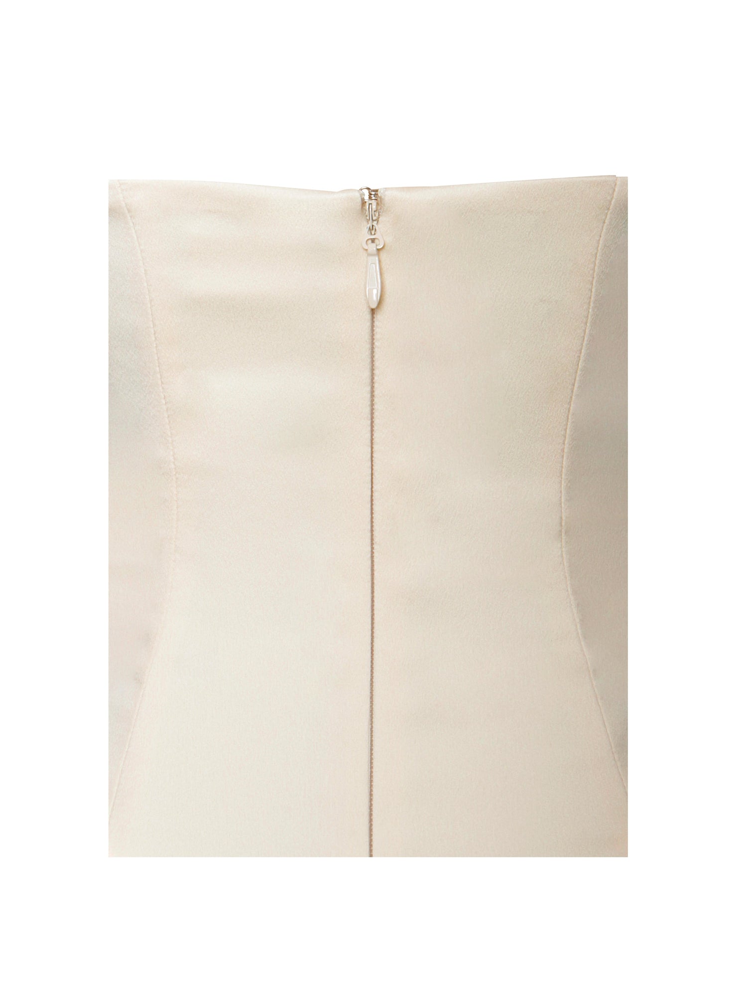 Noreen Satin Drop Waist Maxi Sundress | Egg White