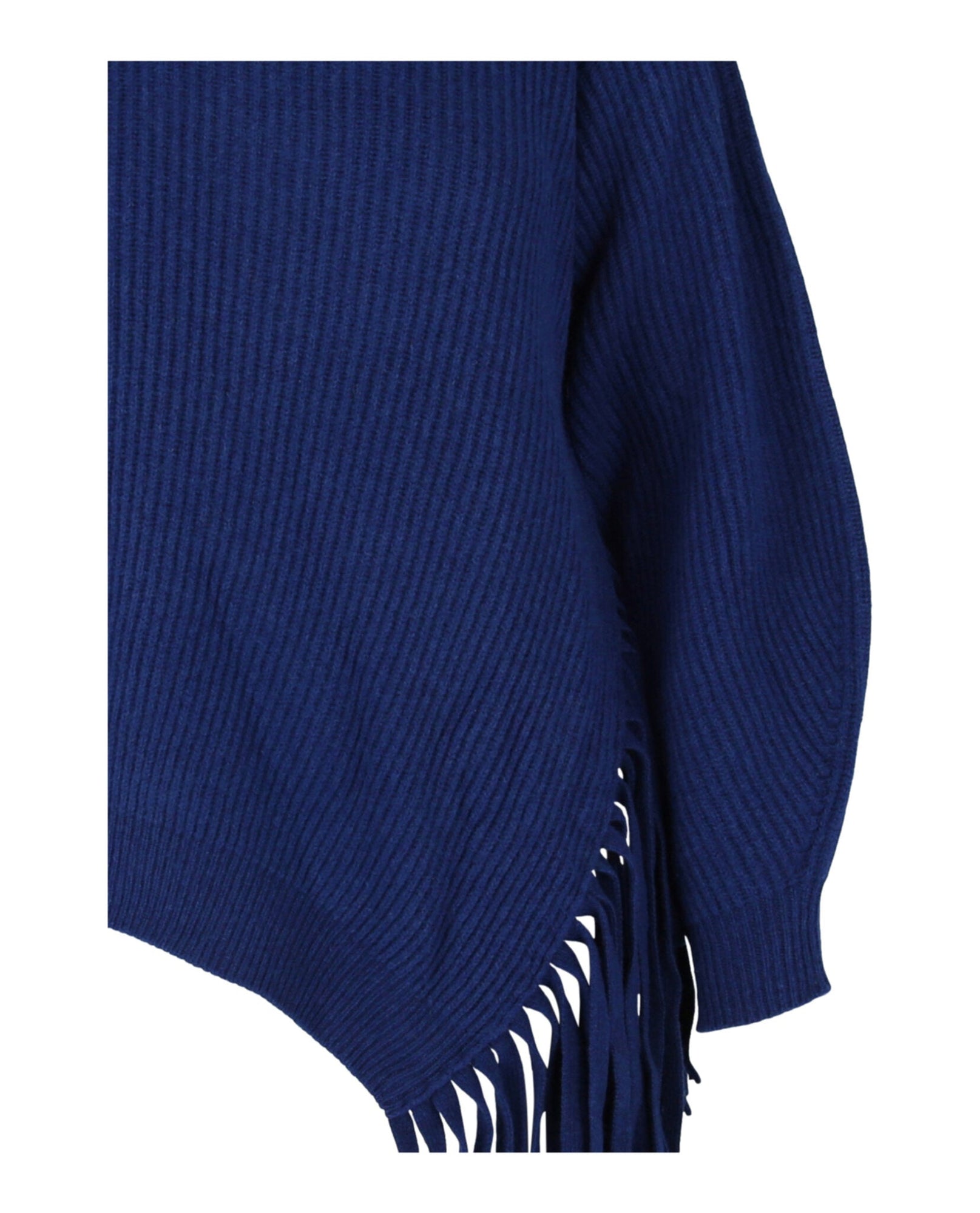 Stella McCartney | Asymmetrical Fringed Turtleneck Sweater