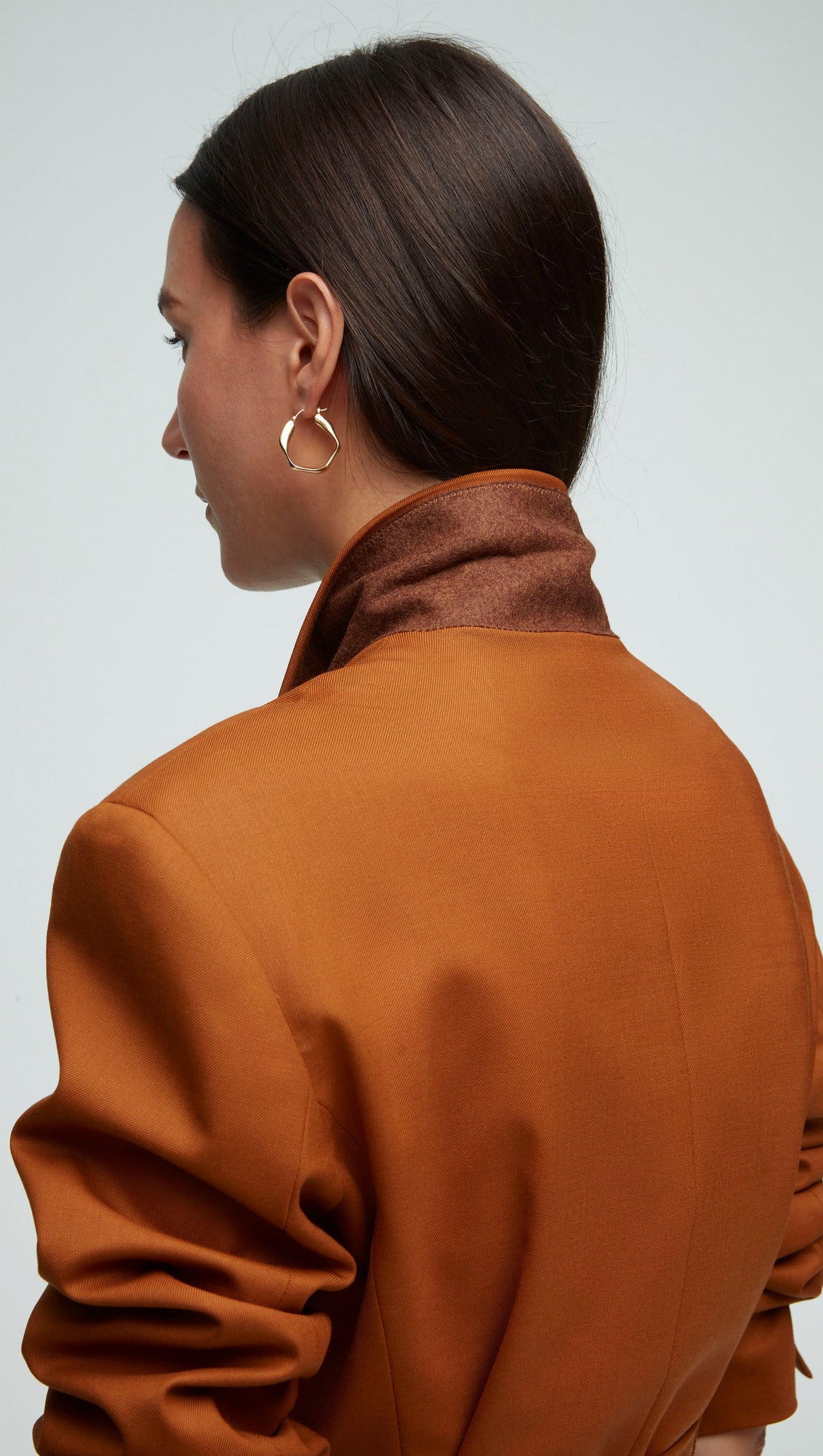 Belted Blazer in Seasonless Wool | Cognac