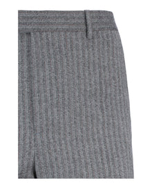 Bottega Veneta | Herringbone Flannel Trousers