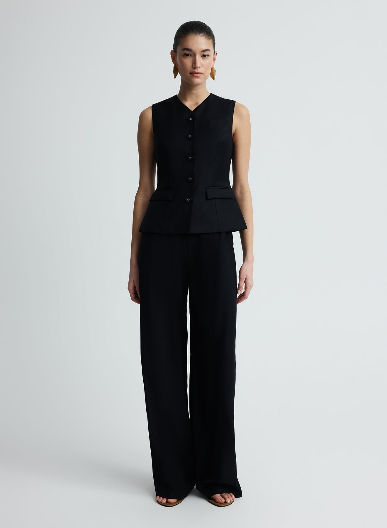 Kendall Top | Black Wool
