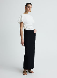 Nadia Skirt | Black Wool
