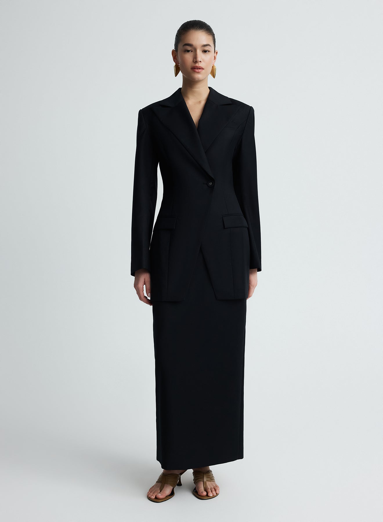 Nadia Skirt | Black Wool