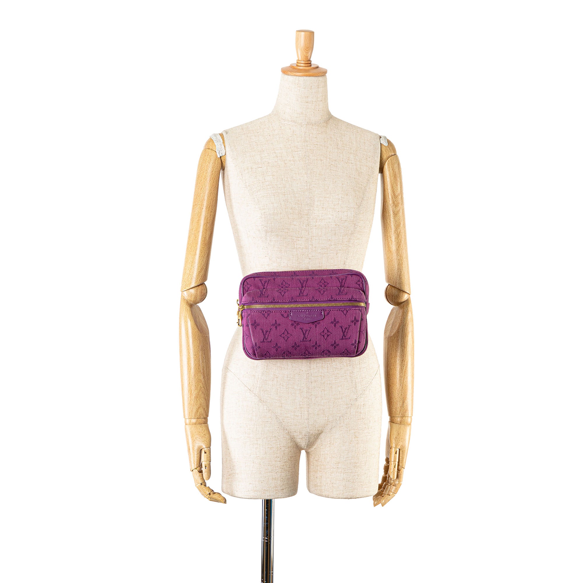 Louis Vuitton | Pre-Owned Monogram Denim Outdoor Bumbag | Purple