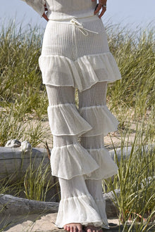 Clara Ruffle Pant | Ivory