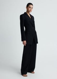 Merle Blazer | Black Wool