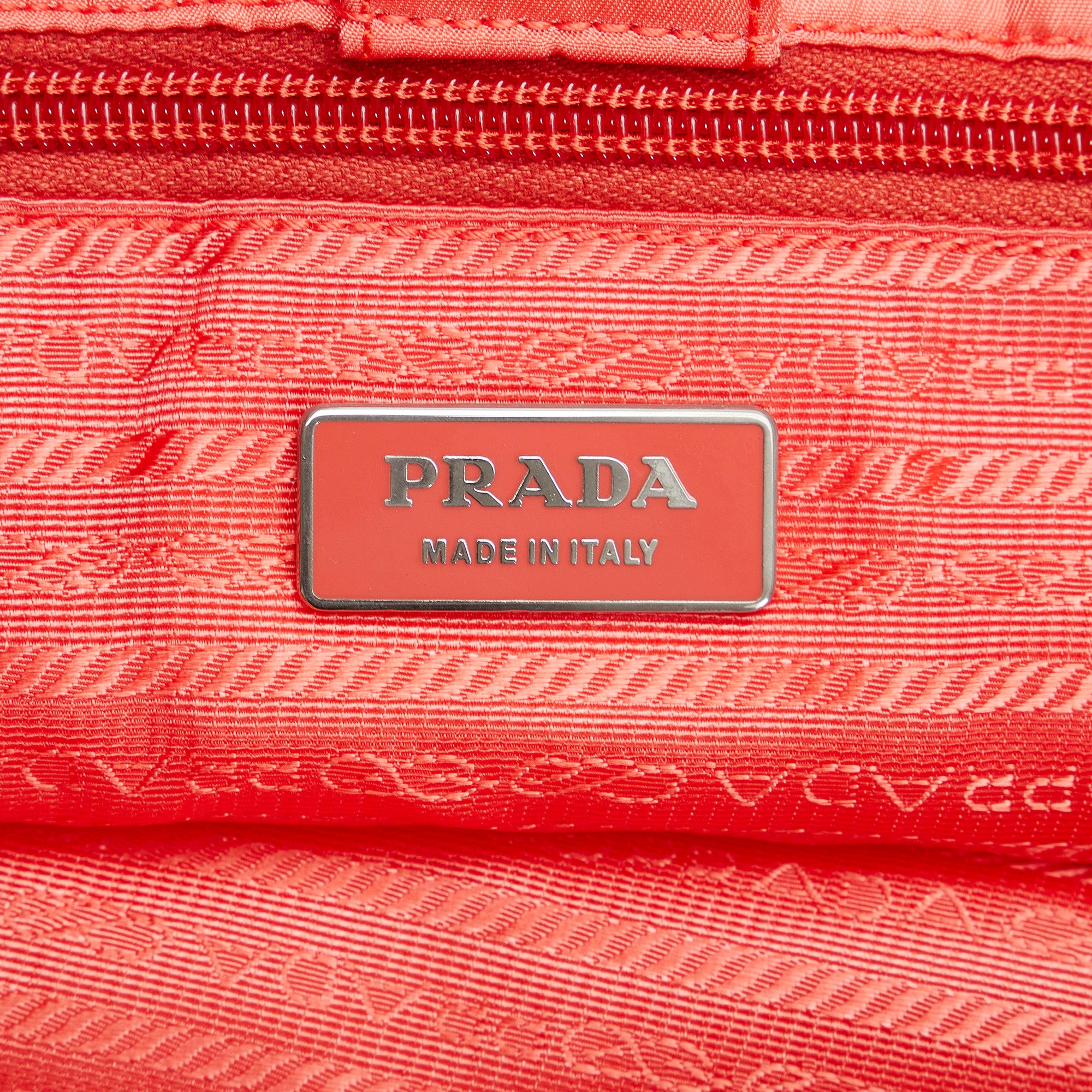 Prada Pre-Owned Tessuto Satchel | Women | Orange