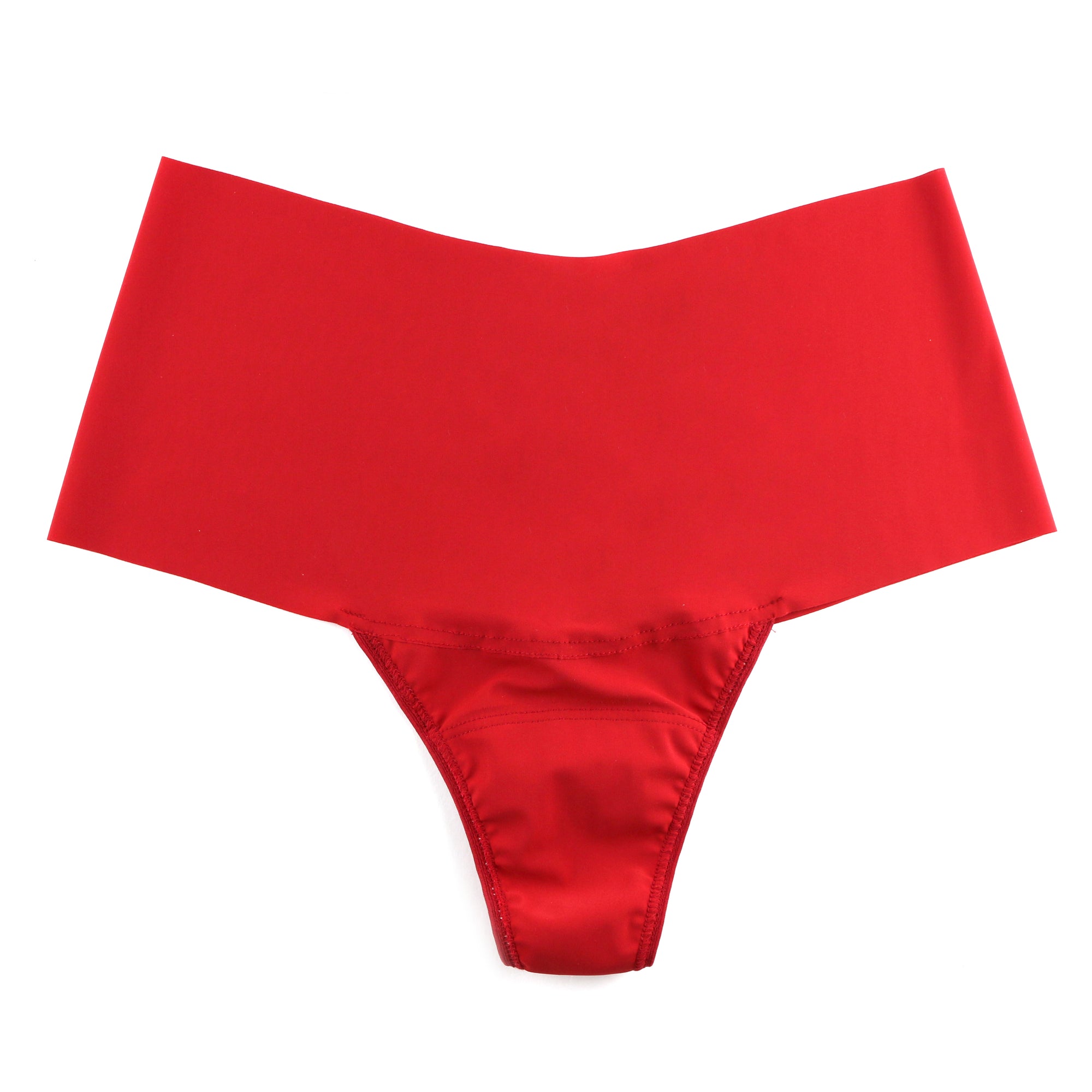 Breathesft Hi-Rise Thong | Cherryade Red