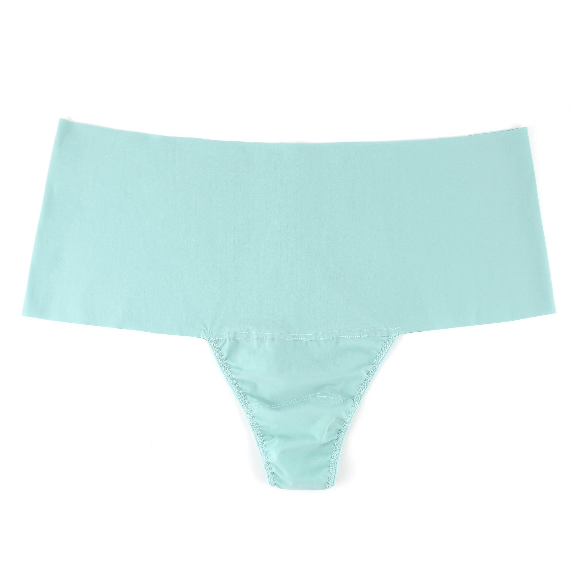 Plus Size Breathesoft Hi-Rise Thong | Eucalyptus Green