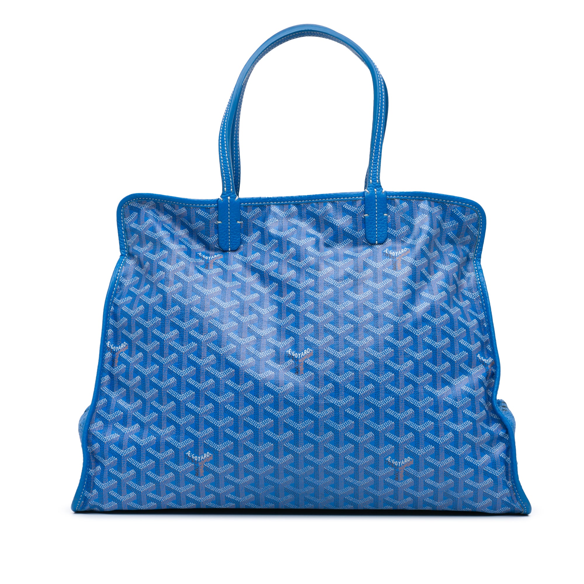 Goyard | Pre-Owned Goyardine Sac Hardy Pet Carrier PM | Blue