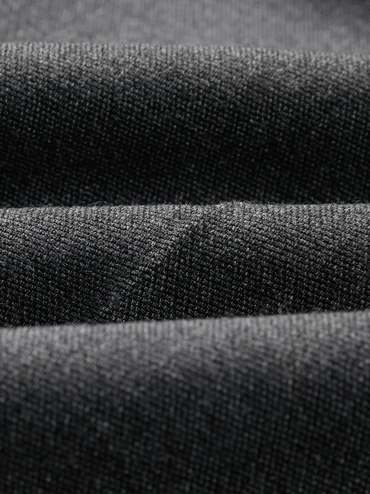 Wool Wide-Leg Pants | Grey